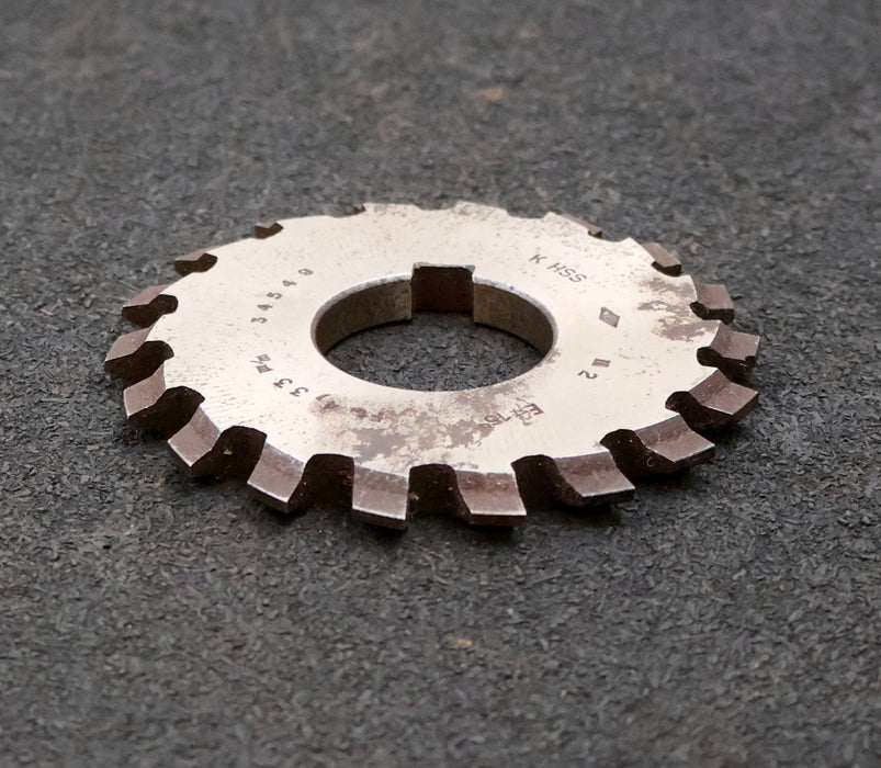 Bild des Artikels DOLD-Zahnstangen-Formfräser-rack-milling-cutter-m=-2mm-20°-EGW-Ø89x7,5xØ32mm