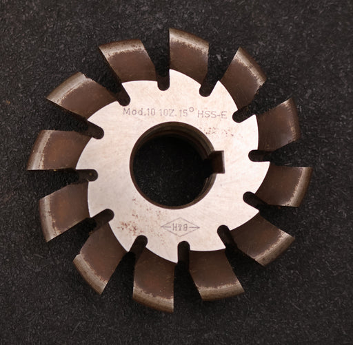 Bild des Artikels B&H-Zahnformfräser-m=-10mm-für-Zähnezahlbereich-Z=-10-Ø120xØ32mm