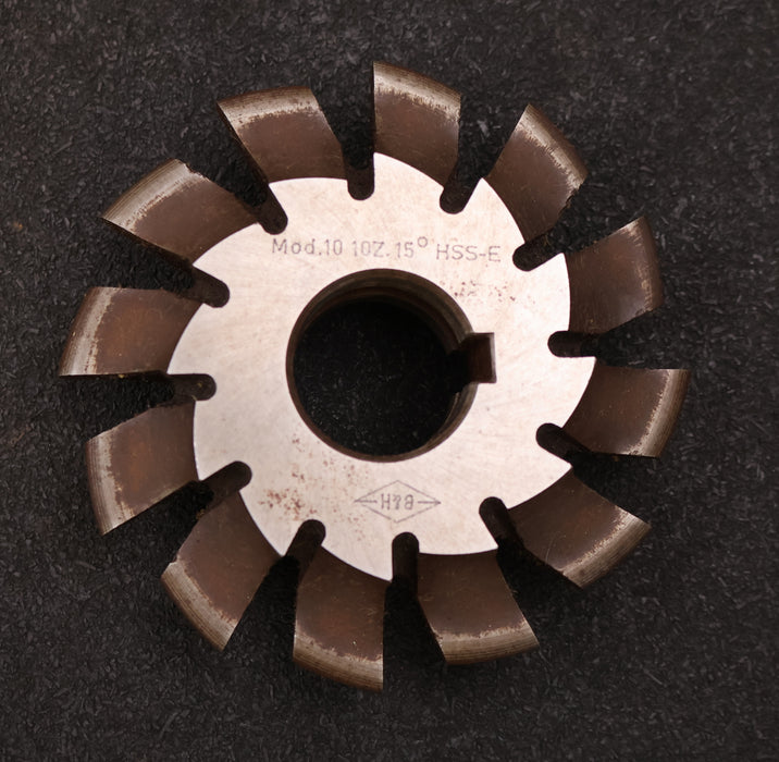 Bild des Artikels B&H-Zahnformfräser-m=-10mm-für-Zähnezahlbereich-Z=-10-Ø120xØ32mm