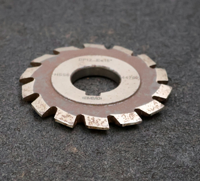 Bild des Artikels LEIMBACH-Zahnstangen-Formfräser-rack-milling-cutter-DP12-15°-EGW
