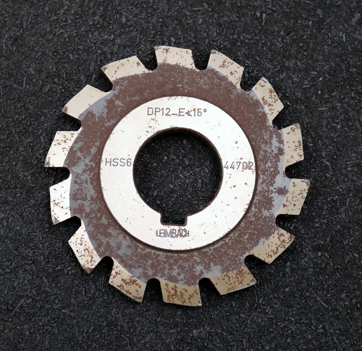 Bild des Artikels LEIMBACH-Zahnstangen-Formfräser-rack-milling-cutter-DP12-15°-EGW