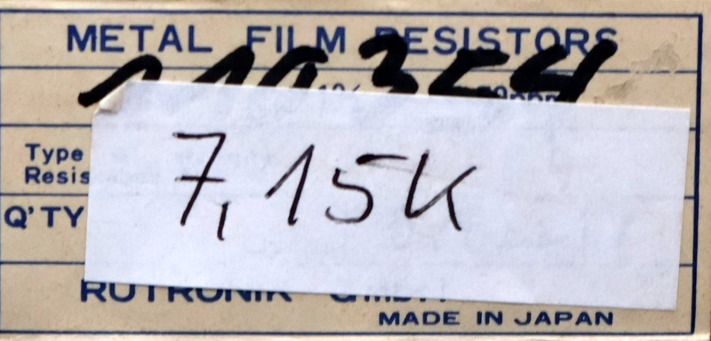 Bild des Artikels 600x-Metallschichtwiderstände-7,15kΩ-7150-Ohm-Toleranz-1%-Metal-Film-Resistors
