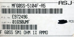 Bild des Artikels ASJ-1500x-Metallschichtwiderstände-5,1MΩ-5100000-Ohm-Toleranz-1%-MF60SS-5104F-A5