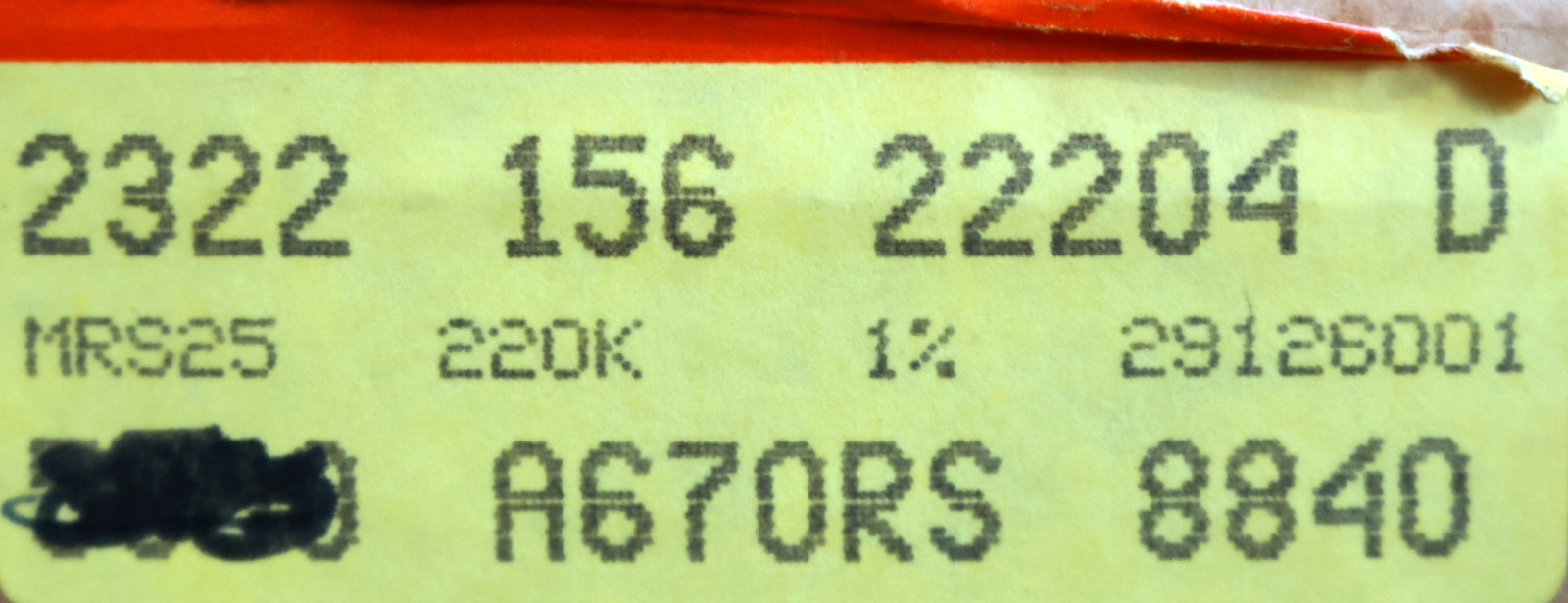 Bild des Artikels PILIPS-700x-Metallschichtwiderstände-220kΩ-220000-Ohm-Toleranz-1%-Model-MRS25
