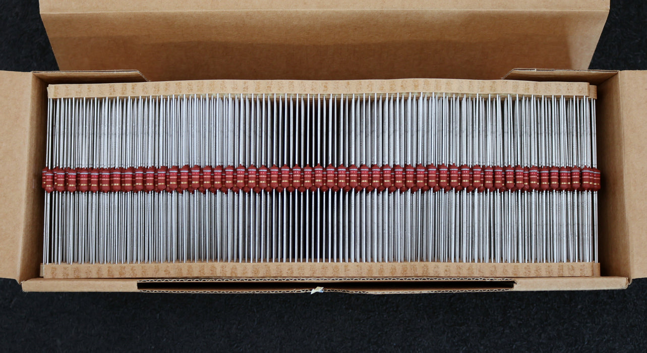 Bild des Artikels 1000x-Metallschichtwiderstände-82kΩ-82000-Ohm-Toleranz-5%-Model-PR02-unbenutzt
