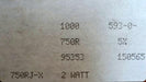 Bild des Artikels 900x-Metallschichtwiderstände-750Ω-750-Ohm-Toleranz-5%-Model-750RJ-X-unbenutzt