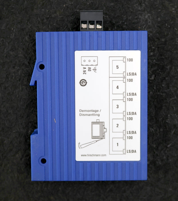 Bild des Artikels HIRSCHMANN-Ethernet-Switch-Spider-5TX-9,6-32VDC-230-75mA-unbenutzt-in-OVP