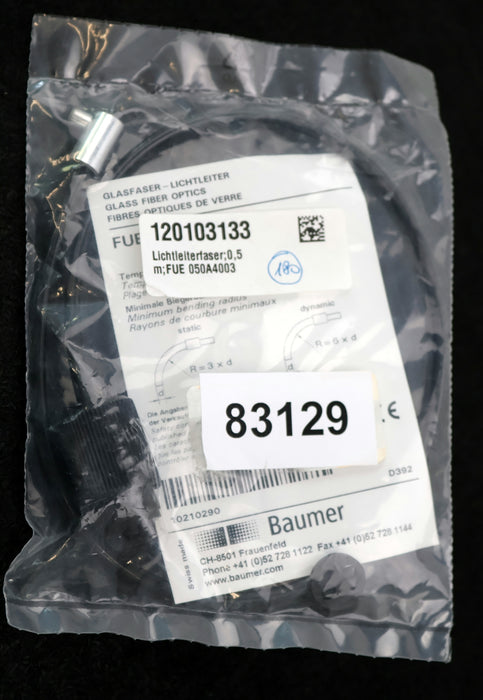 Bild des Artikels BAUMER-Lichtleiterfaser-0,5m-FUE-050A4003-unbenutzt-in-OVP
