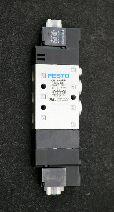 Bild des Artikels FESTO-Magnetventil-CPE14-M1BH-5/3G-1/8-Art.Nr.-196937-unbenutzt-in-OVP