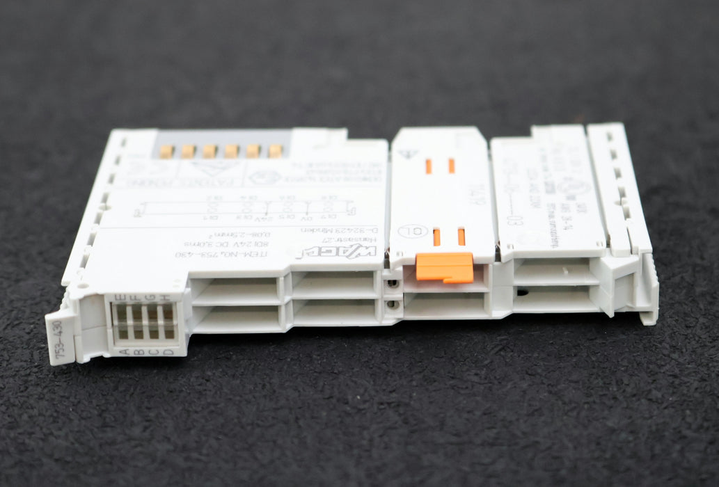 Bild des Artikels WAGO-Feldbus-Eingangsklemme-Item-No.-753-430-8DI-24VDC-3,0ms-unbenutzt-in-OVP