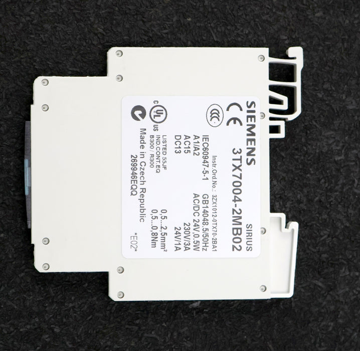 Bild des Artikels SIEMENS-Eingangskoppelglied-Relaiskoppler-3TX7004-2MB02-24V-0,5W-230V-3A-24V-1A
