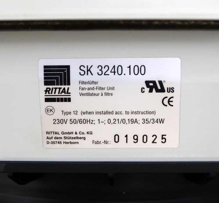 Bild des Artikels RITTAL-Filterlüfter-SK-3240.100-230V-50/60Hz-35/34W-0,21/0,19A-unbenutzt-in-OVP