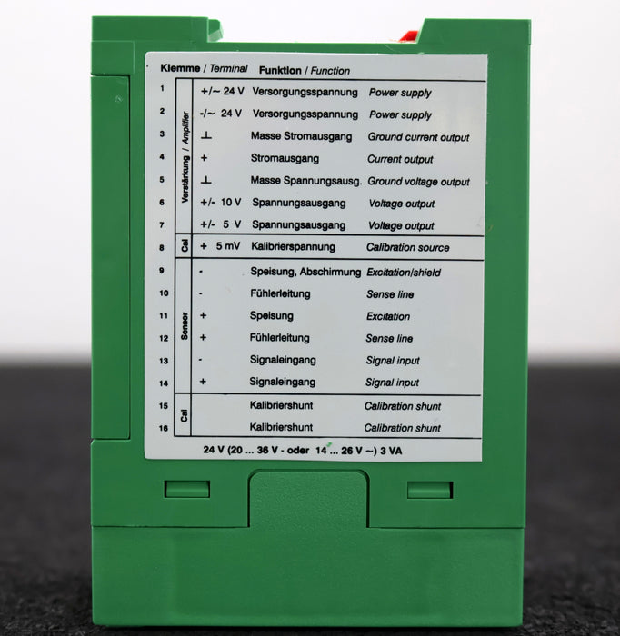 Bild des Artikels BURSTER-Verstärkermodul-Typ-9243-24V-3VA-unbenutzt