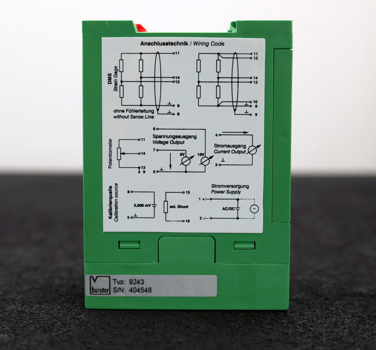 Bild des Artikels BURSTER-Verstärkermodul-Typ-9243-24V-3VA-unbenutzt