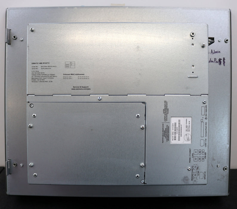 Bild des Artikels SIEMENS-SIMATIC-HMI-IPC677C-Panel-PC-6AV7894-0BG30-0AC0-Vers.-18-gebraucht