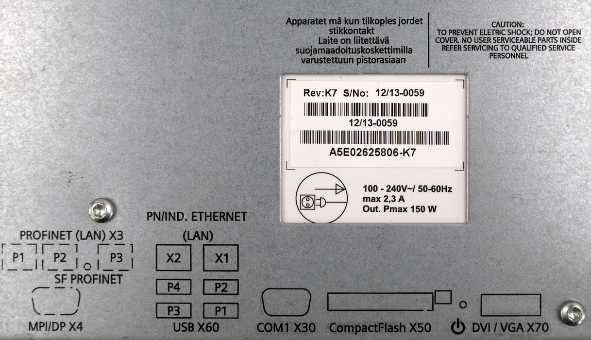 Bild des Artikels SIEMENS-SIMATIC-HMI-IPC677C-Panel-PC-6AV7894-0BG40-0AE1-Vers.-21-gebraucht
