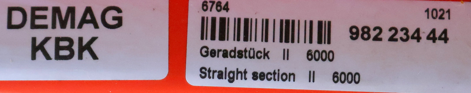 Bild des Artikels DEMAG-5m-KBK-II-Kranbaukasten-Geradstück-Art.--Nr.:-98223444-wurde-zugeschnitten