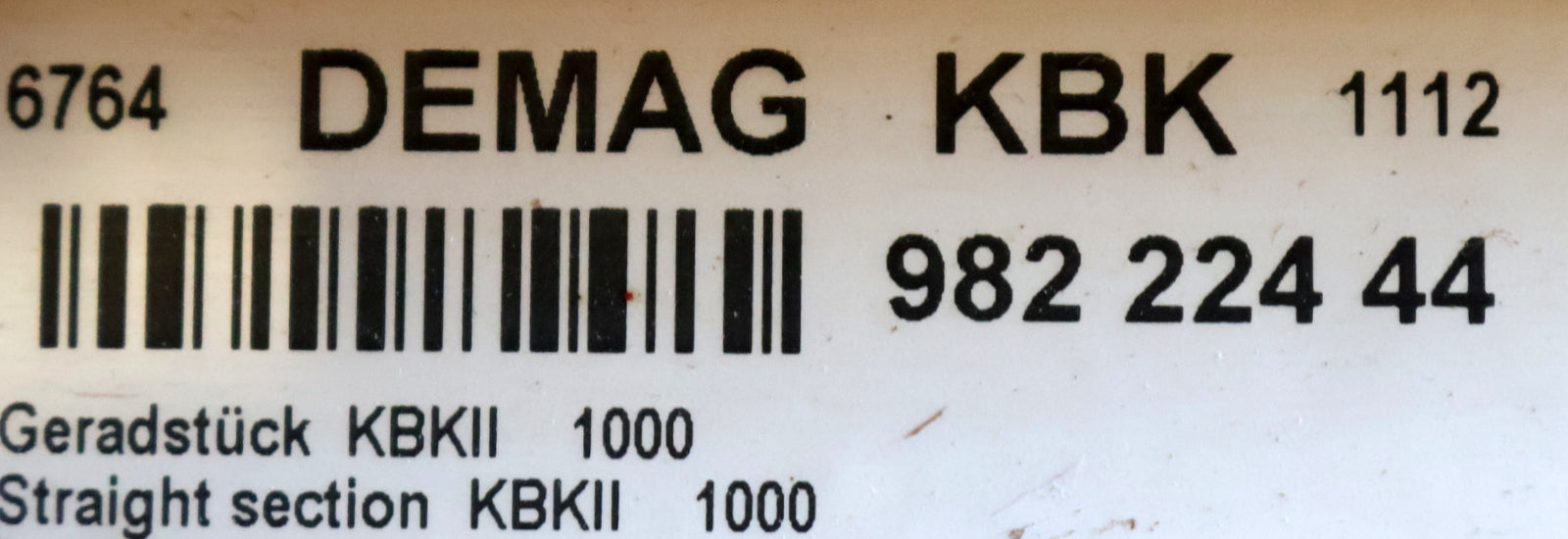 Bild des Artikels DEMAG-1m-KBK-II-Kranbaukasten-Geradstück-Art.--Nr.:-98222444-Länge-1m-gebraucht