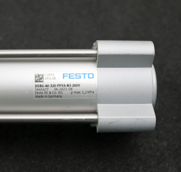 Bild des Artikels FESTO-Normzylinder-DSBG-40-320-PPVA-N3-200V-Mat.Nr.-1645477-KolbenØ-40mm