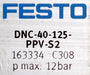 Bild des Artikels FESTO-Normzylinder-DNC-40-125-PPV-S2-Mat.Nr.-163334-KolbenØ-40mm-Hub-125mm