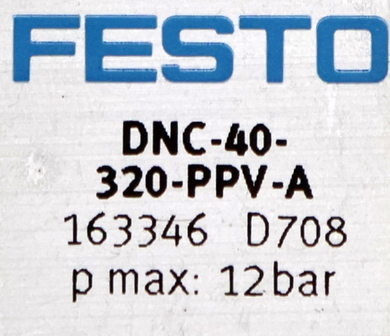 Bild des Artikels FESTO-Normzylinder-DNC-40-320-PPV-A-Mat.Nr.-163346-KolbenØ-40mm-Hub-320mm