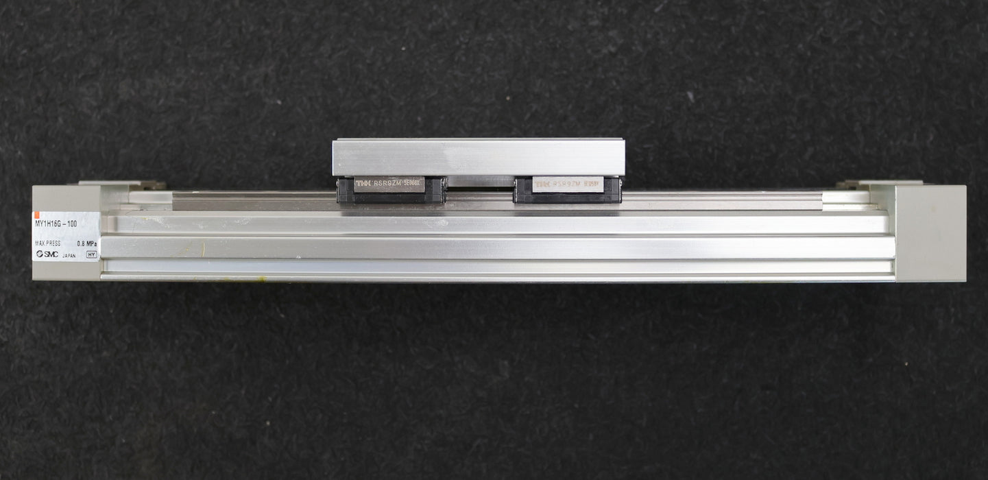 Bild des Artikels SMC-Kolbenstangenloser-Bandzylinder-Typ-MY1H16G-100-max.-0,8MPa