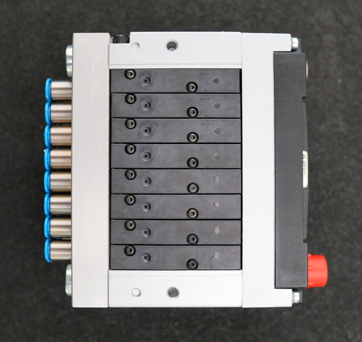 Bild des Artikels FESTO-Ventilinsel-CPV10-VI-Mat.Nr.-18200-mit-8x-Magnetventil-Mat.Nr.-161416