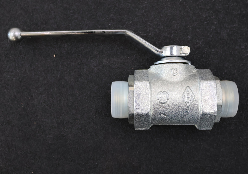 Bild des Artikels BÖHMER-Kugelhahn-mit-Handhebel-KNGV2-DN25-PN25-GAS-PN16-unbenutzt