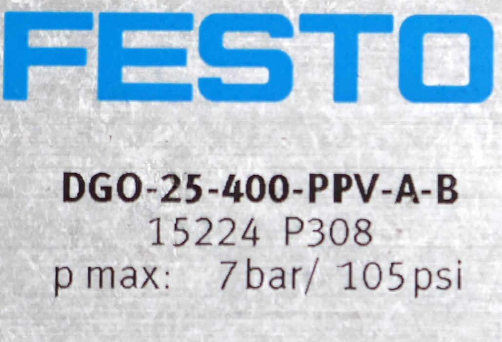 Bild des Artikels FESTO-Linearantrieb-DGO-25-400-PPV-A-B-Mat.Nr.-15224-Kolben-25mm-Hub-400mm