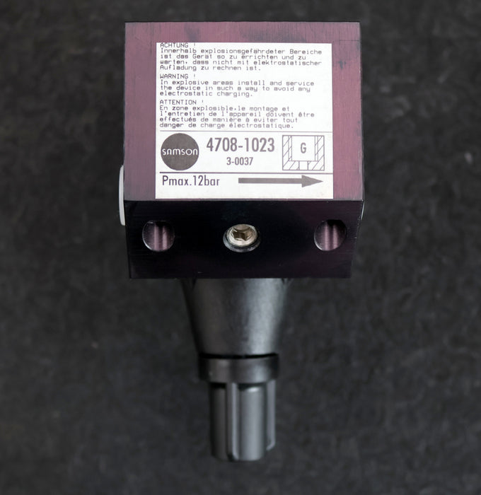 Bild des Artikels SAMSON-Druckregler-Typ-4708-1023-ID.Nr.-1058462-Pmax.-12bar-unbenutzt-in-OVP