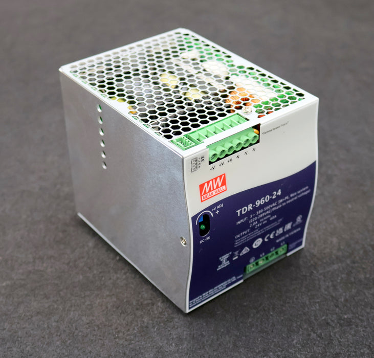 Bild des Artikels MEAN-WELL-Hutschienen-Netzteil-Typ-TDR-960-24-Input:-380-500VAC-2,0A-50/60Hz