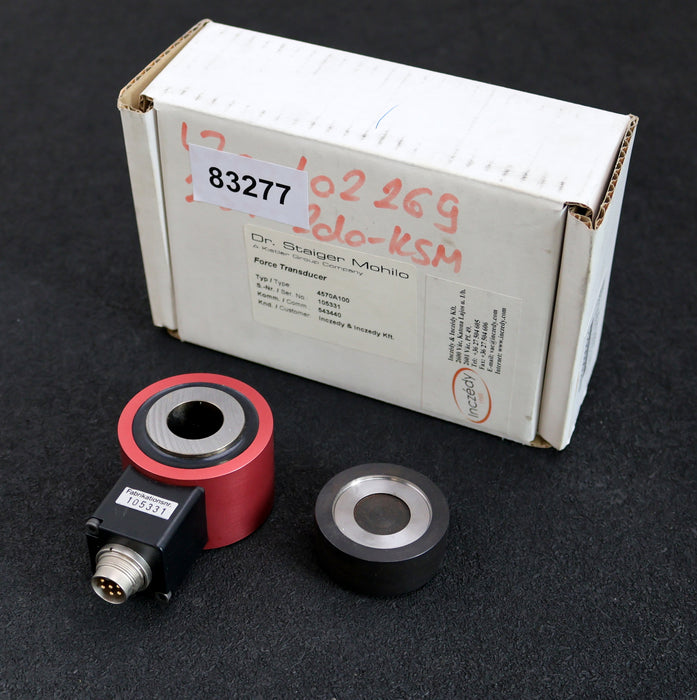 Bild des Artikels DR.-STAIGER-MOHILO-Kraftsensor-force-transducer-Typ-4570A100-Range-100kN