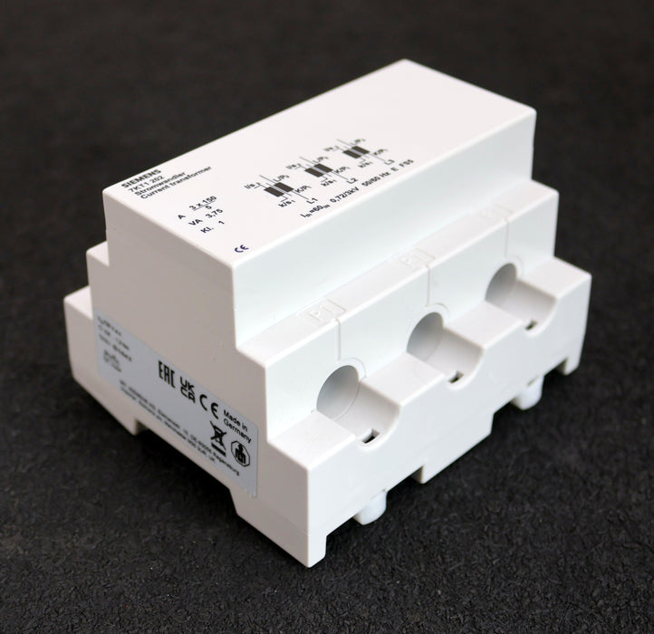 Bild des Artikels SIEMENS-Stromwandler-7KT1202-720VAC-3x-150/5A-unbenutzt-in-OVP
