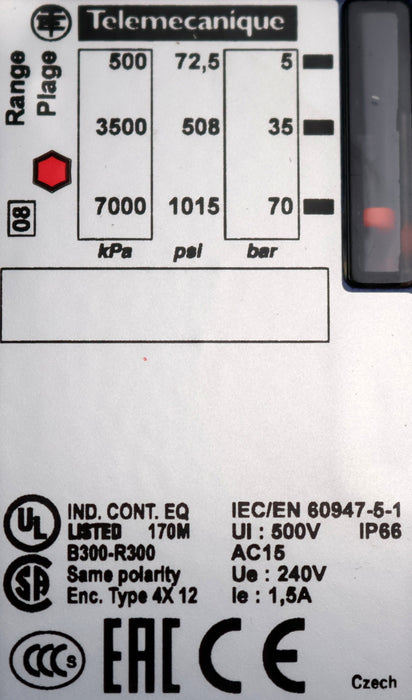 Bild des Artikels TELEMECANIQUE-Druckschalter-Pressure-Switch-XML-A070D2S11-70bar-unbenutzt