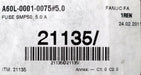 Bild des Artikels FANUC-Sicherung-Fuse-SMP50-Art.Nr.-21135-A60L-0001-0075/5.0-5A-unbenutzt-in-OVP