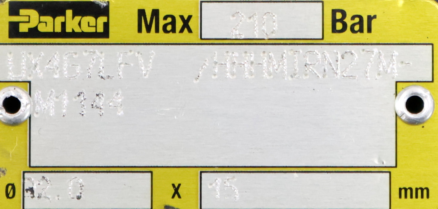 Bild des Artikels PARKER-Hydraulikzylinder-HHHMIRN27M-M1144-Ø-32x15mm-max.-210bar-gebraucht