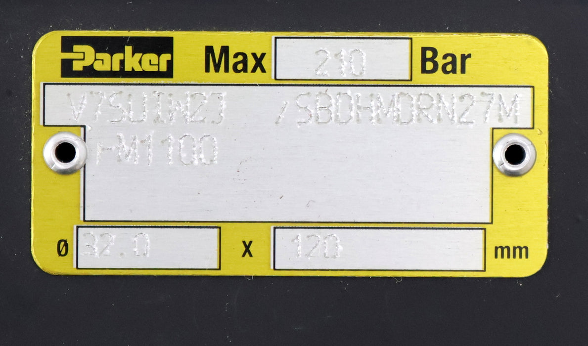 Bild des Artikels PARKER-Hydraulikzylinder-mit-Gelenkarm-SBDHMDRN27M-M1100-Ø-32X120mm-max.-210bar