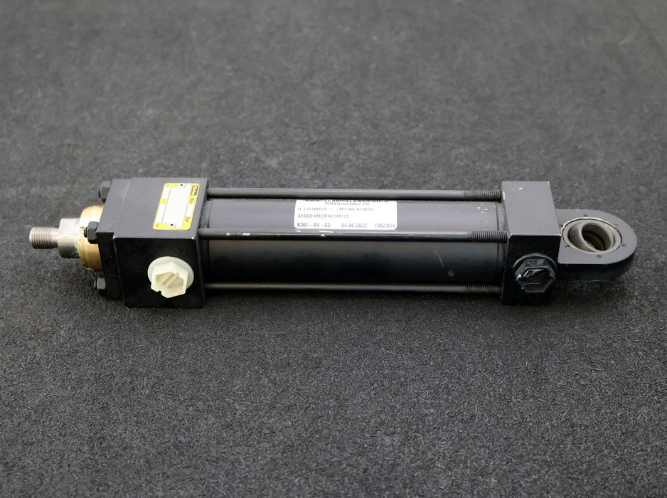 Bild des Artikels PARKER-Hydraulikzylinder-mit-Gelenkarm-SBDHMDRN27M-M1100-Ø-32X120mm-max.-210bar