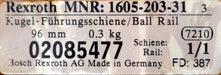 Bild des Artikels REXROTH-Kugel-Führungsschiene-Baugröße-25-MNR:-R160520331-Länge-96mm