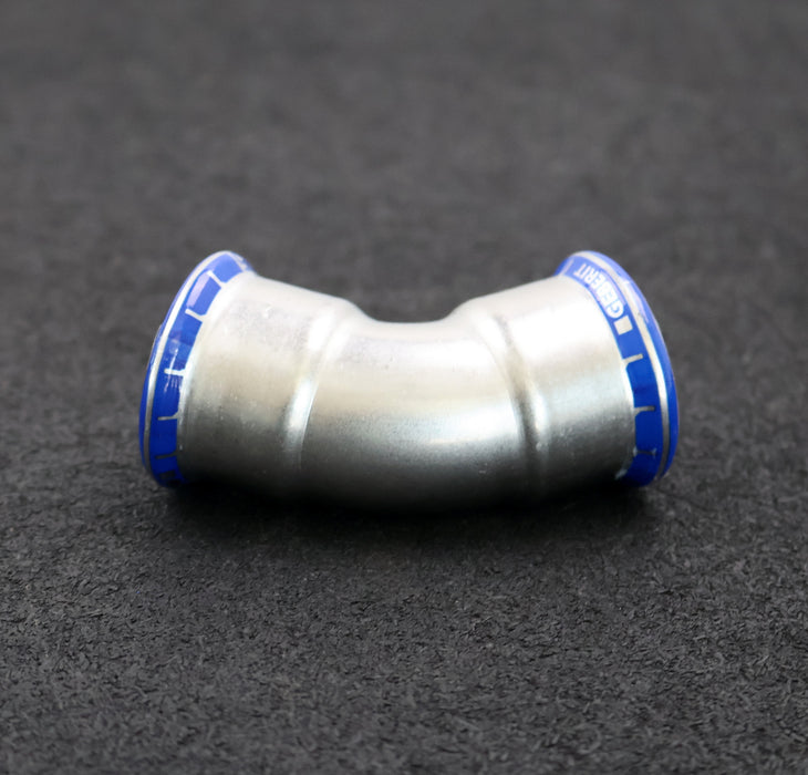 Bild des Artikels GEBERIT-45°-Winkel-D35-aus-Edelstahl-Art.Nr.:-32606-unbenutzt