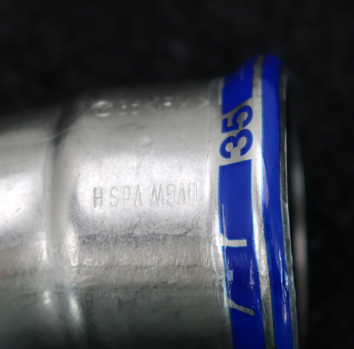 Bild des Artikels GEBERIT-45°-Winkel-D35-aus-Edelstahl-Art.Nr.:-32606-unbenutzt