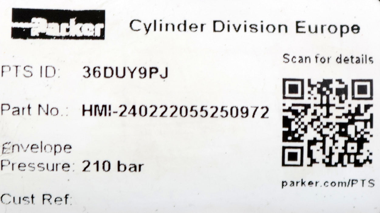 Bild des Artikels PARKER-Hydraulikzylinder-HMI-240222055250972-max.-210bar-gebraucht