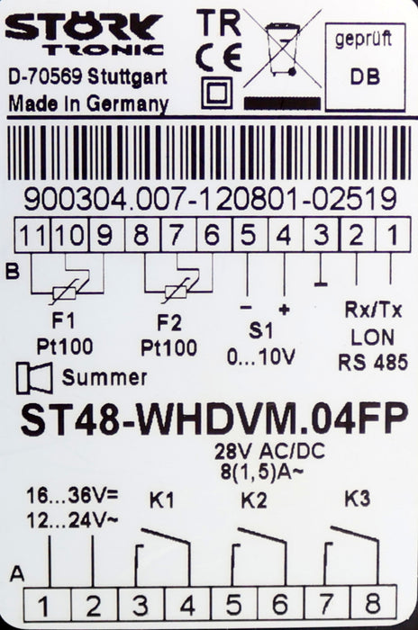 Bild des Artikels STÖRK-Temperaturregler-ST48-WHDVM.04FP-Temperaturbereich:--99…750-°C