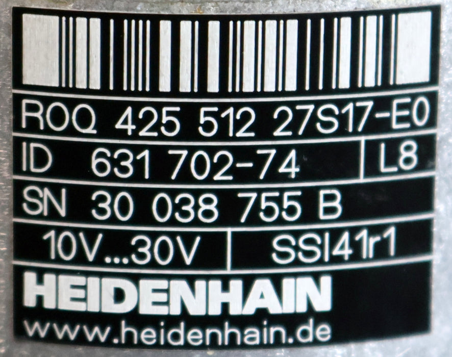 Bild des Artikels HEIDENHAIN-Drehgeber-ROQ-425-512-27S17-E0-ID-631702-74-10…30V-gebraucht