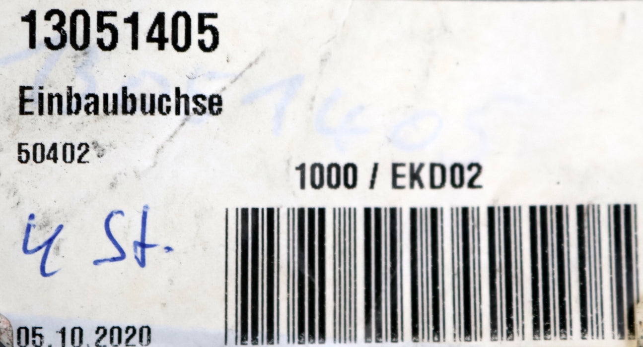 Bild des Artikels 4x-Einbaubuchse-35x50mm-13051405-ETBU2000012-unbenutzt-Gewicht-150g