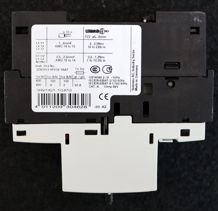 Bild des Artikels SIEMENS-Leistungsschalter-3RV1421-1GA10-4,5-6,3A-unbenutzt-in-OVP