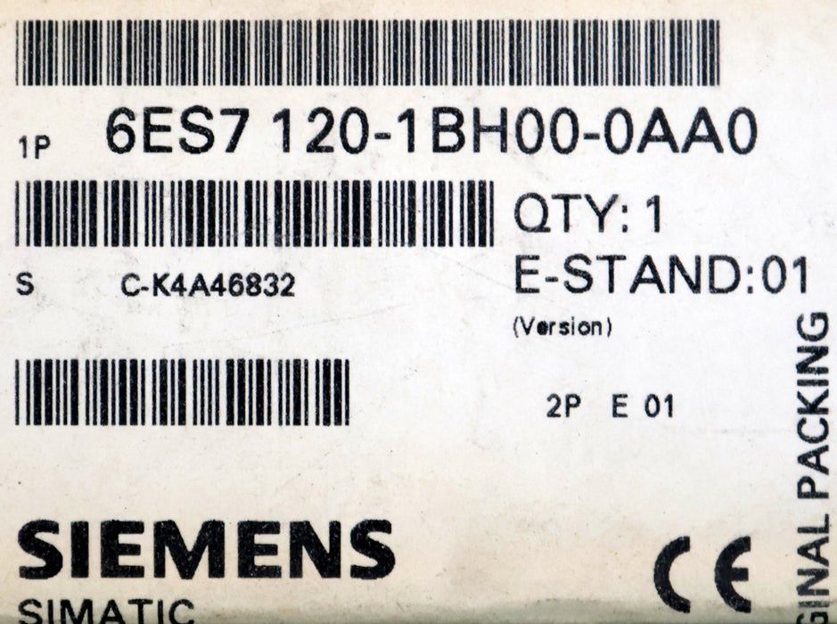Bild des Artikels SIEMENS-SIMATIC-2x-ADD-ON-Terminal-Block-6ES7120-1BH00-0AA0-unbenutzt-in-OVP