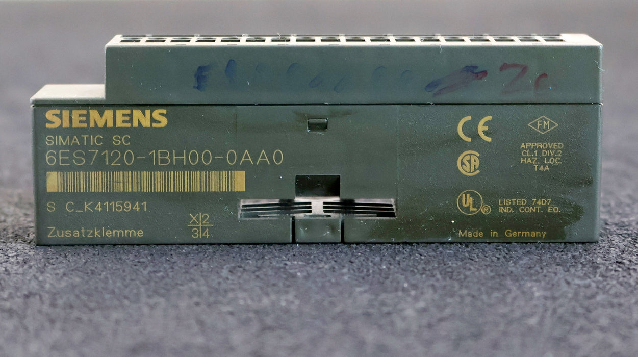 Bild des Artikels SIEMENS-SIMATIC-2x-ADD-ON-Terminal-Block-6ES7120-1BH00-0AA0-gebraucht
