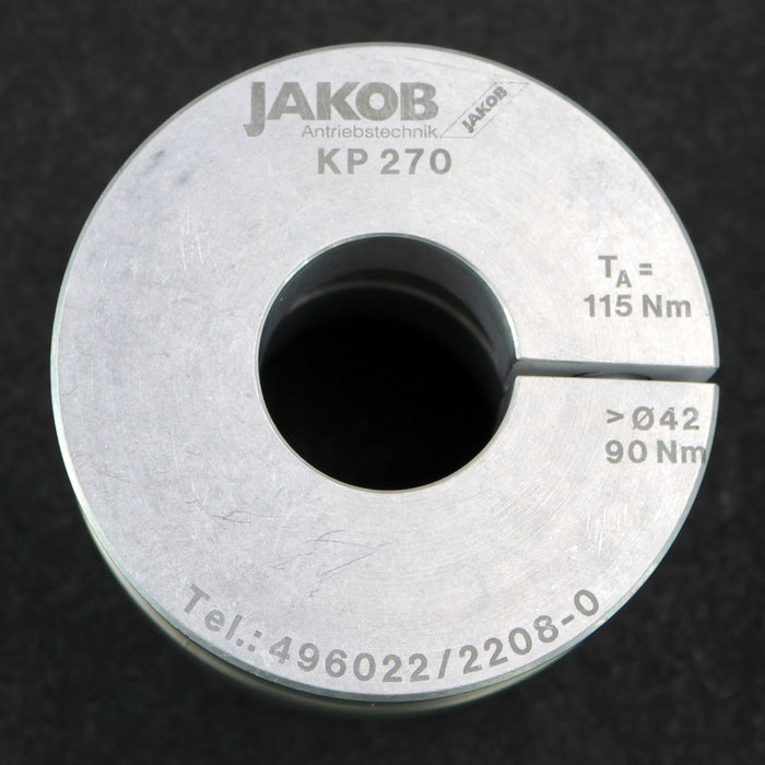 Bild des Artikels JAKOB-Metallbalgkupplung-KP270-TA=85-FT-IBS-/-115Nm-1.-Bohrung-Ø-38mm