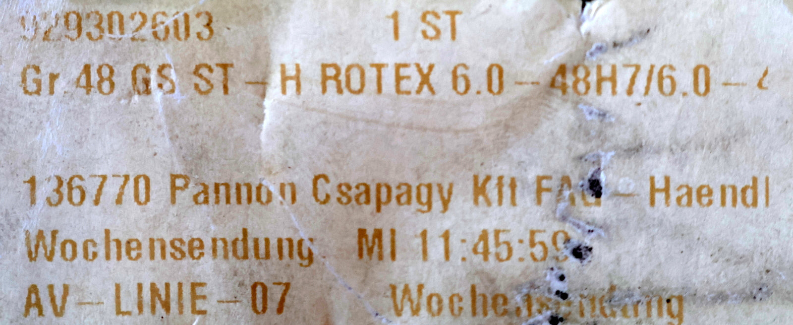 Bild des Artikels KTR-ROTEX-GS48-Kupplung--CH-Nr.-362839-AußenØ-105mm-1.-Bohrung-Ø-42mm